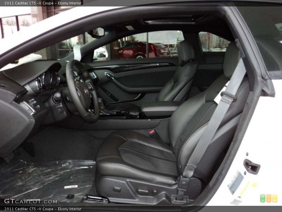 Ebony Interior Photo for the 2011 Cadillac CTS -V Coupe #44763564