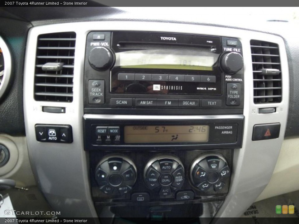 Stone Interior Controls for the 2007 Toyota 4Runner Limited #44768880
