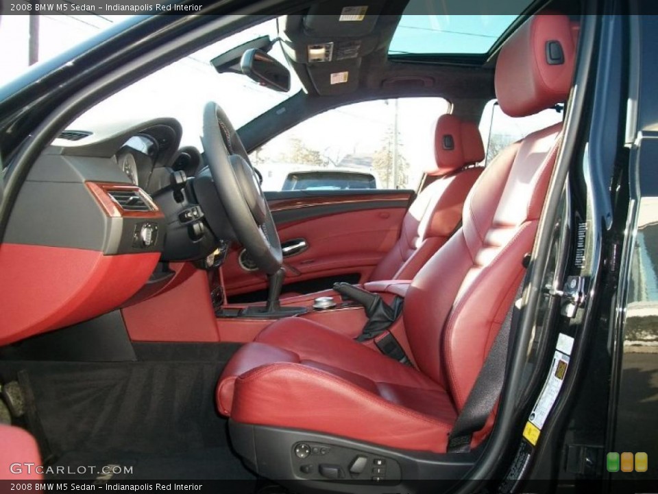 Indianapolis Red Interior Photo for the 2008 BMW M5 Sedan #44769849