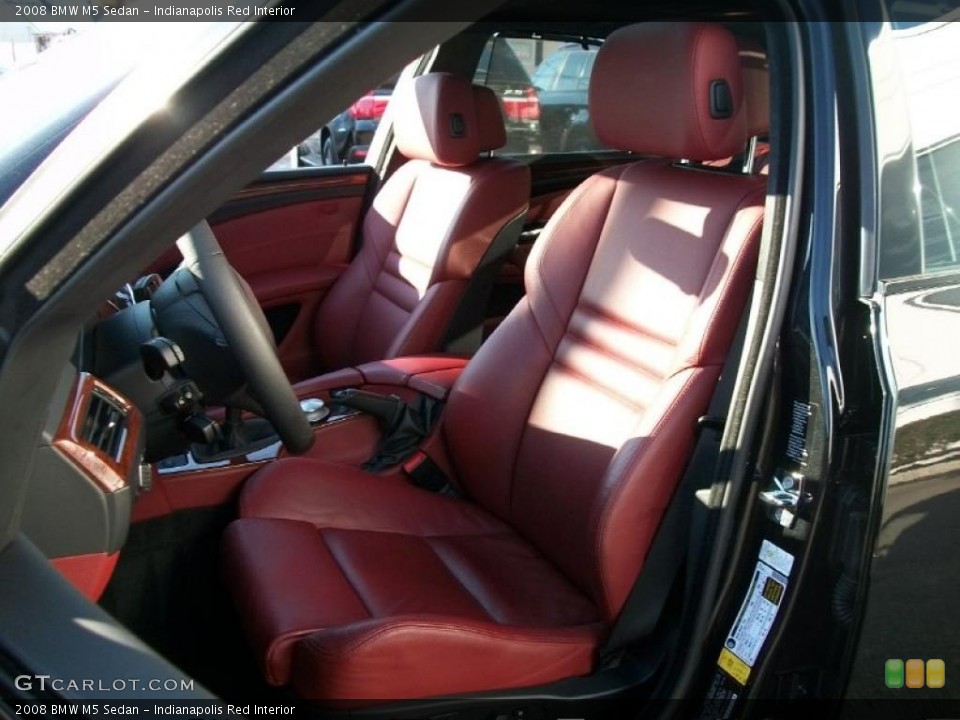 Indianapolis Red Interior Photo for the 2008 BMW M5 Sedan #44769860