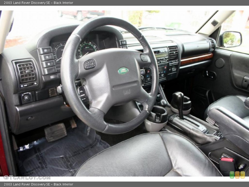Black 2003 Land Rover Discovery Interiors