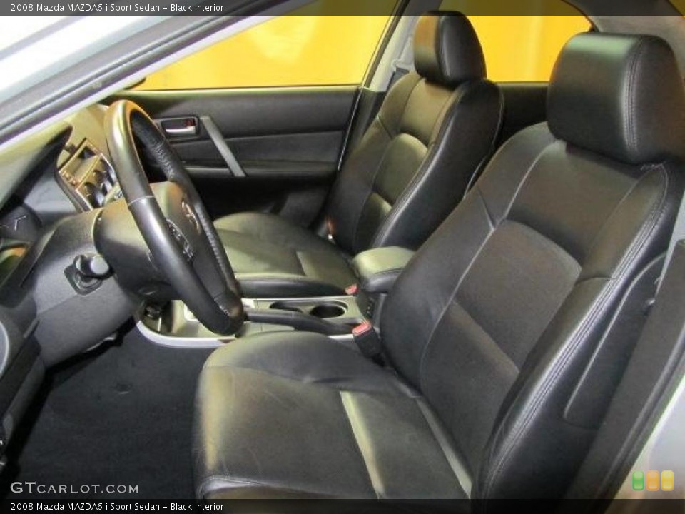 Black Interior Photo for the 2008 Mazda MAZDA6 i Sport Sedan #44771661