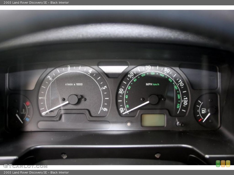 Black Interior Gauges for the 2003 Land Rover Discovery SE #44771713