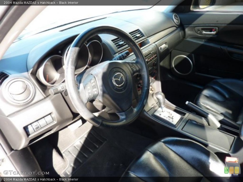 Black Interior Prime Interior for the 2004 Mazda MAZDA3 s Hatchback #44775085