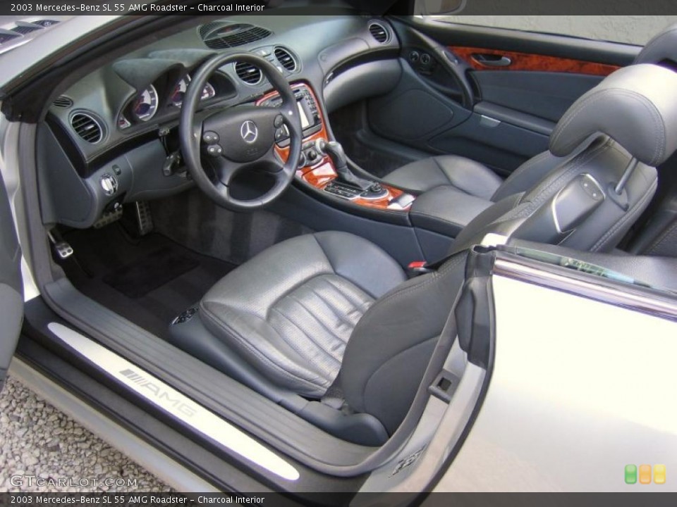 Charcoal Interior Prime Interior for the 2003 Mercedes-Benz SL 55 AMG Roadster #44775225