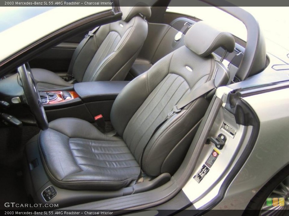 Charcoal Interior Photo for the 2003 Mercedes-Benz SL 55 AMG Roadster #44775241