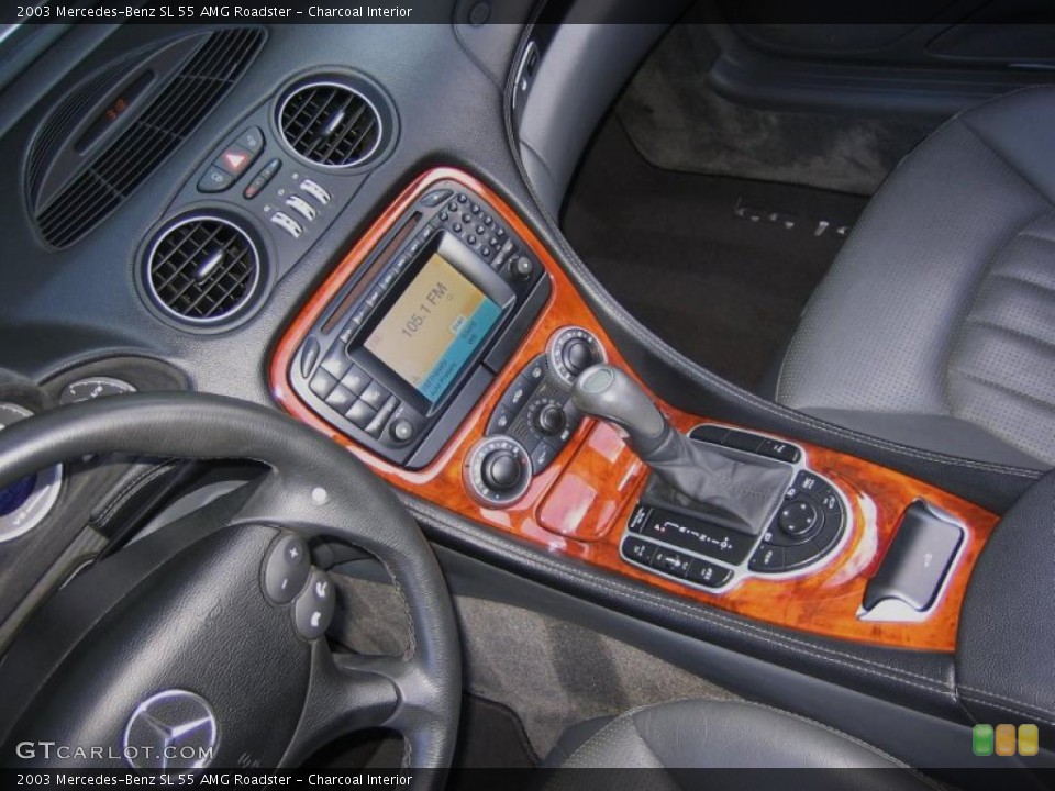 Charcoal Interior Controls for the 2003 Mercedes-Benz SL 55 AMG Roadster #44775437