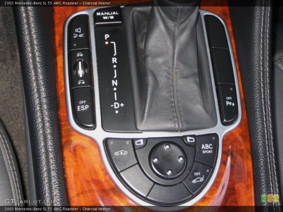 Charcoal Interior Controls for the 2003 Mercedes-Benz SL 55 AMG Roadster #44775513