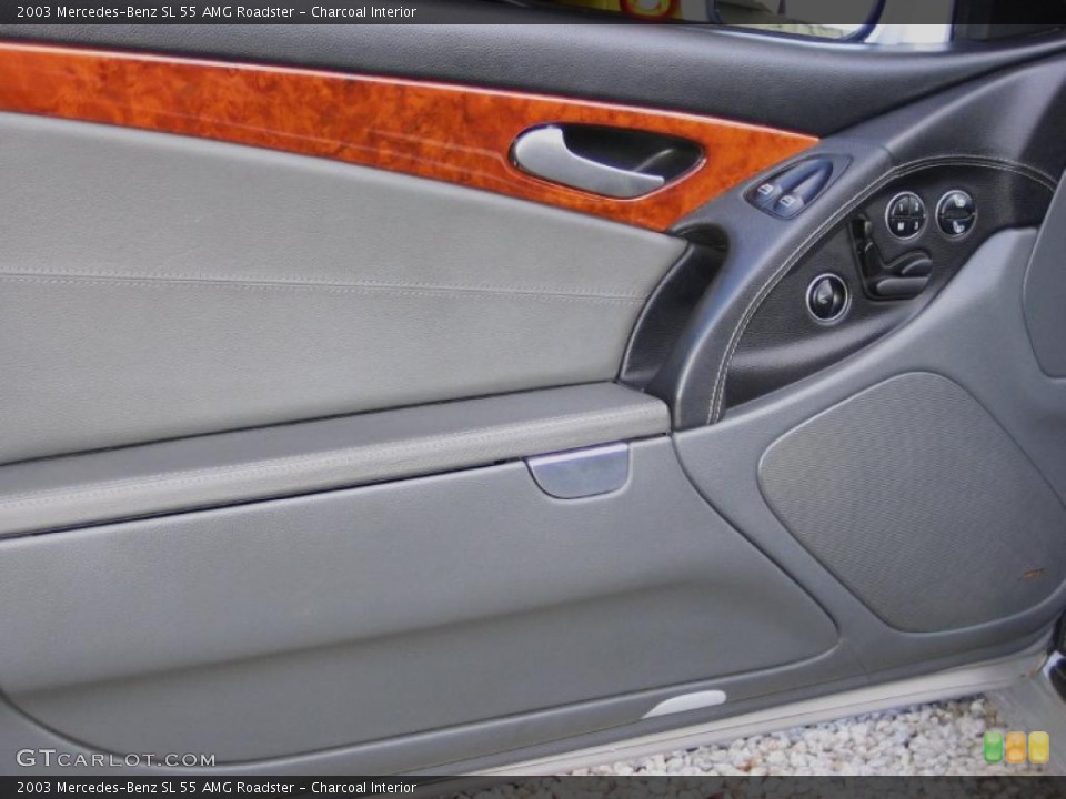 Charcoal Interior Door Panel for the 2003 Mercedes-Benz SL 55 AMG Roadster #44775529