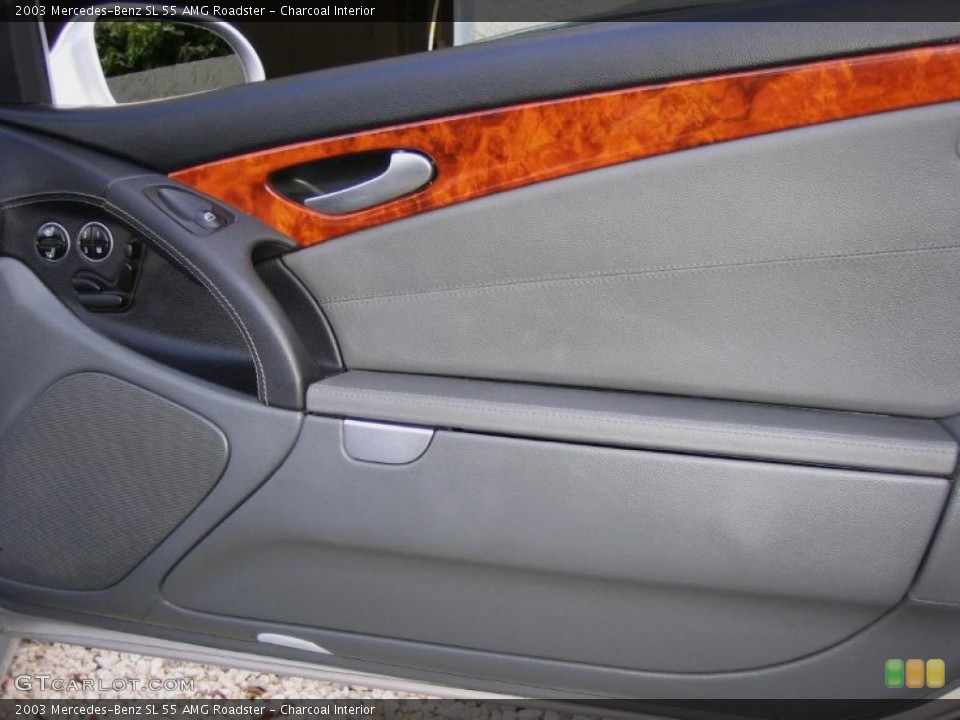 Charcoal Interior Door Panel for the 2003 Mercedes-Benz SL 55 AMG Roadster #44775561