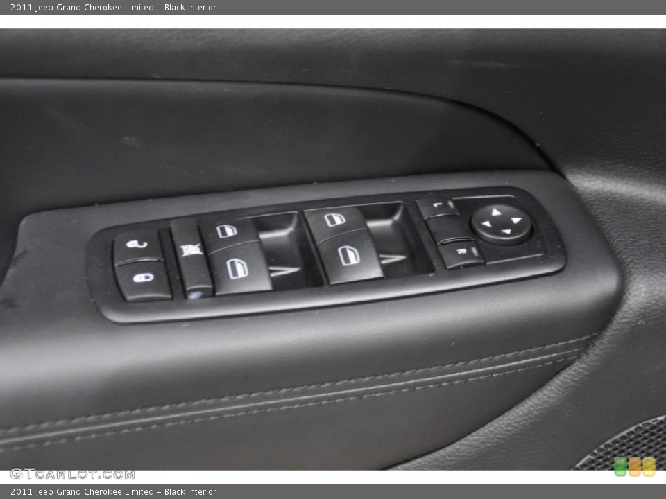 Black Interior Controls for the 2011 Jeep Grand Cherokee Limited #44776297