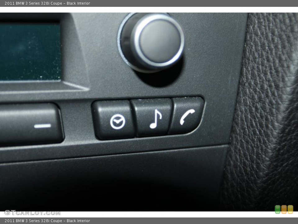 Black Interior Controls for the 2011 BMW 3 Series 328i Coupe #44777089