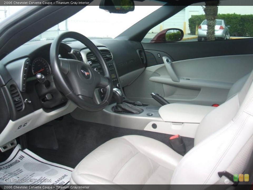 Titanium Gray Interior Photo for the 2006 Chevrolet Corvette Coupe #44777674