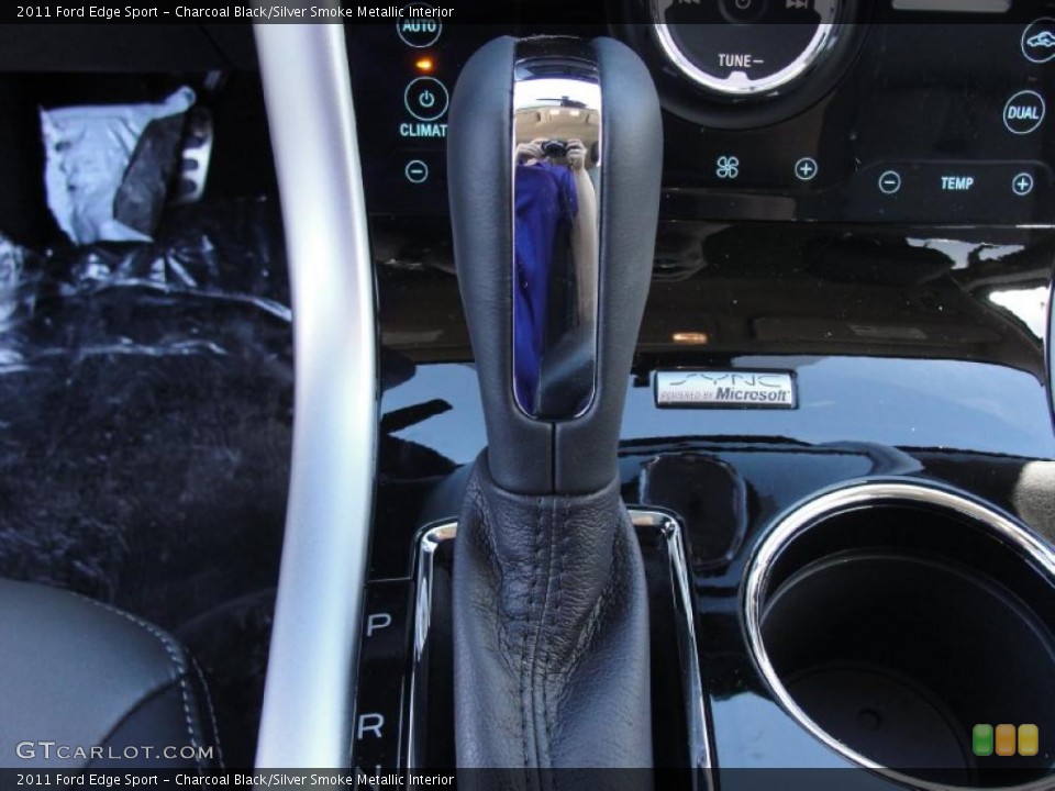 Charcoal Black/Silver Smoke Metallic Interior Transmission for the 2011 Ford Edge Sport #44778687