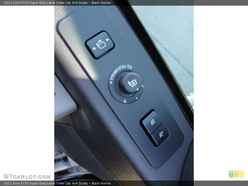 Black Interior Controls for the 2011 Ford F350 Super Duty Lariat Crew Cab 4x4 Dually #44779150