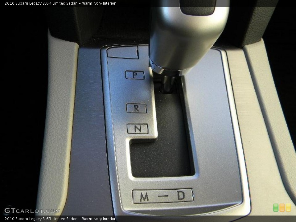 Warm Ivory Interior Transmission for the 2010 Subaru Legacy 3.6R Limited Sedan #44779394