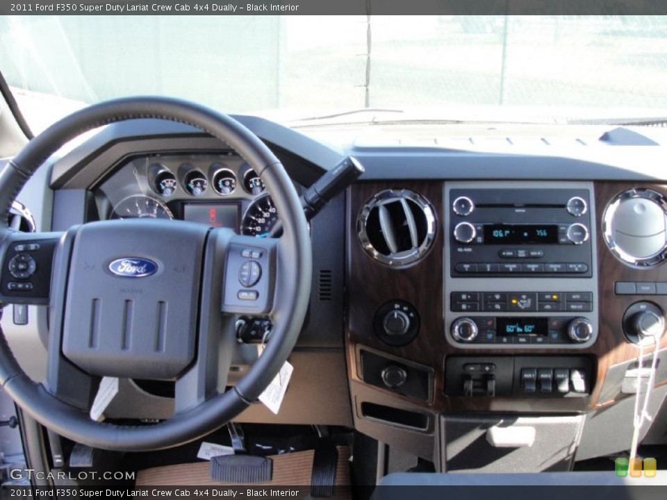 Black Interior Dashboard for the 2011 Ford F350 Super Duty Lariat Crew Cab 4x4 Dually #44779738