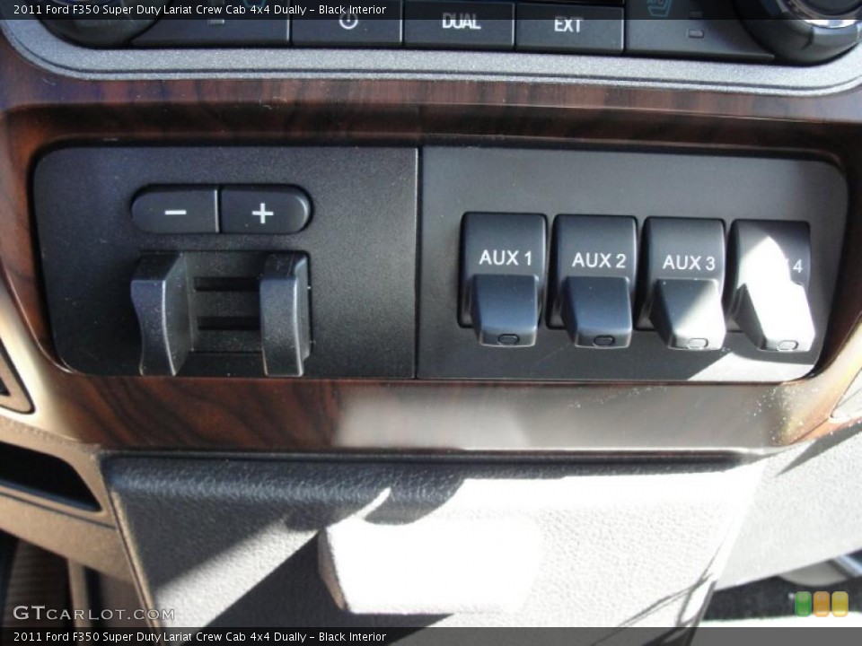 Black Interior Controls for the 2011 Ford F350 Super Duty Lariat Crew Cab 4x4 Dually #44779770