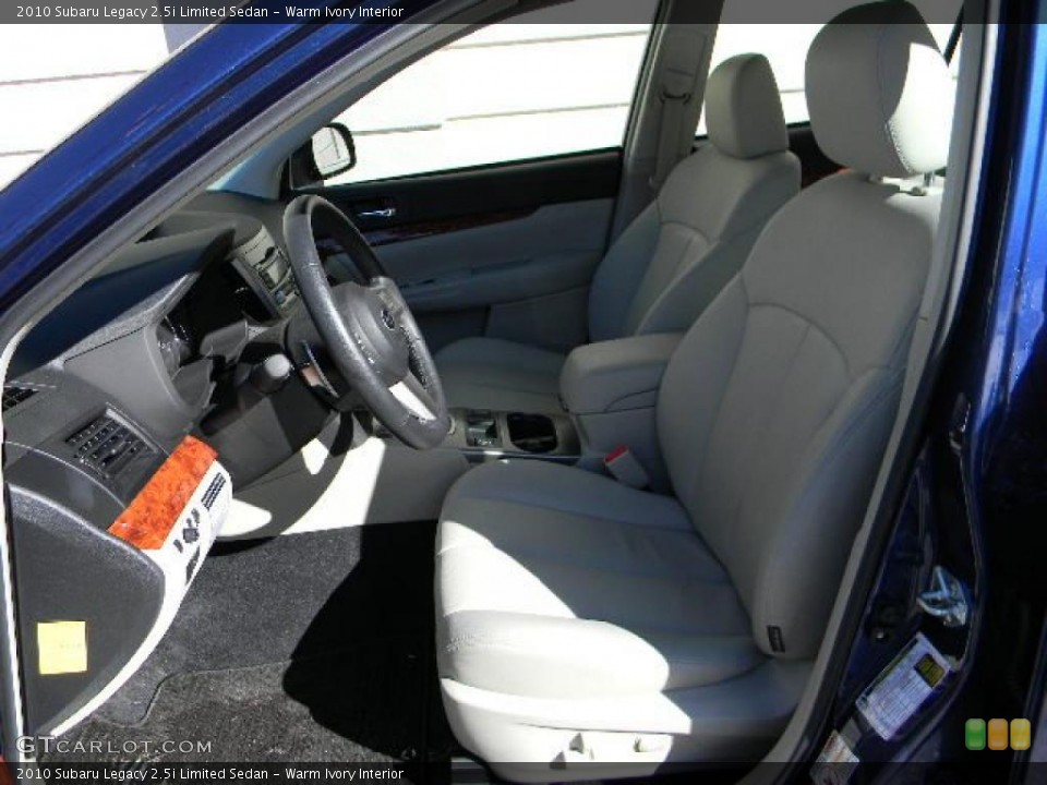 Warm Ivory Interior Photo for the 2010 Subaru Legacy 2.5i Limited Sedan #44780222