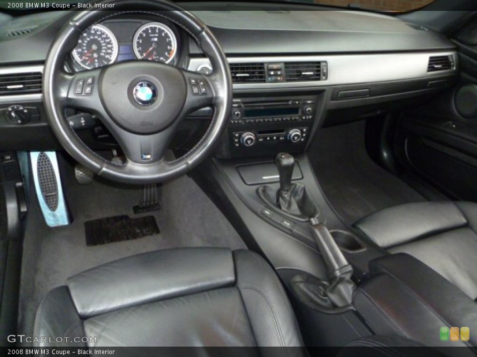Black Interior Dashboard for the 2008 BMW M3 Coupe #44782516