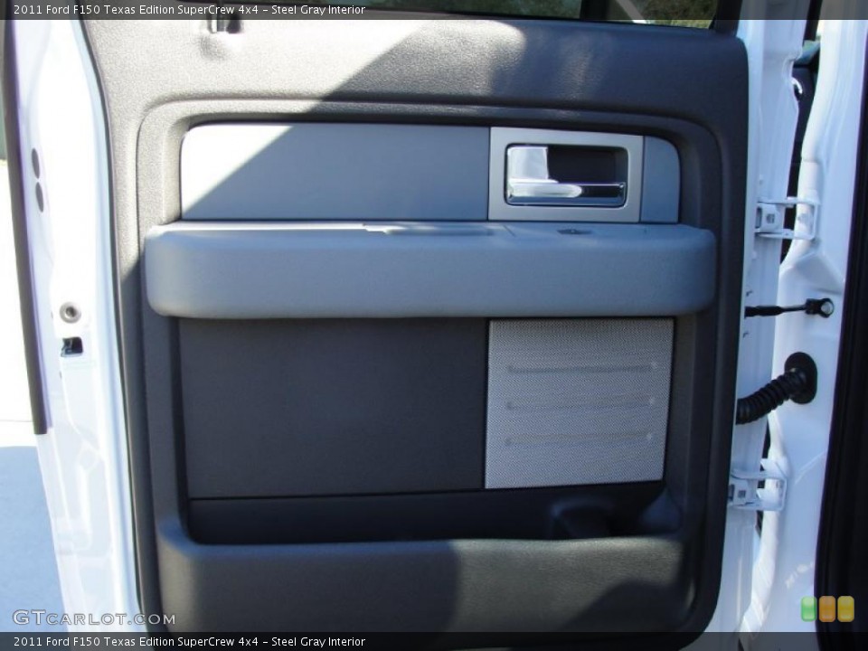 Steel Gray Interior Door Panel for the 2011 Ford F150 Texas Edition SuperCrew 4x4 #44782526