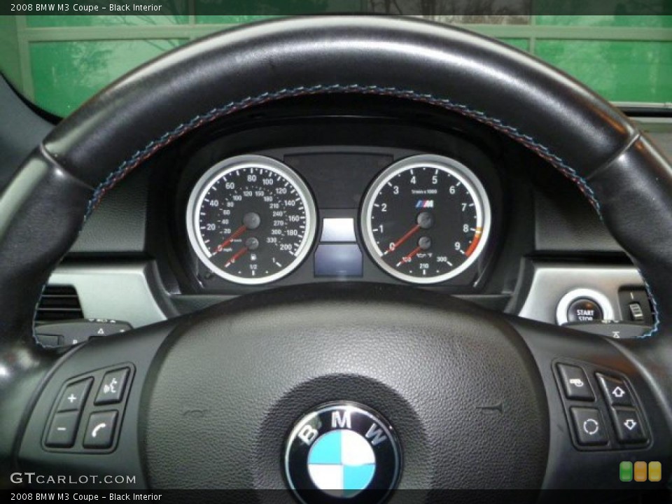 Black Interior Gauges for the 2008 BMW M3 Coupe #44782699