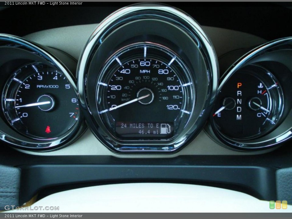 Light Stone Interior Gauges for the 2011 Lincoln MKT FWD #44784250