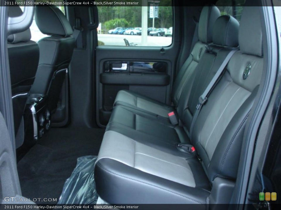 Black/Silver Smoke Interior Photo for the 2011 Ford F150 Harley-Davidson SuperCrew 4x4 #44784830