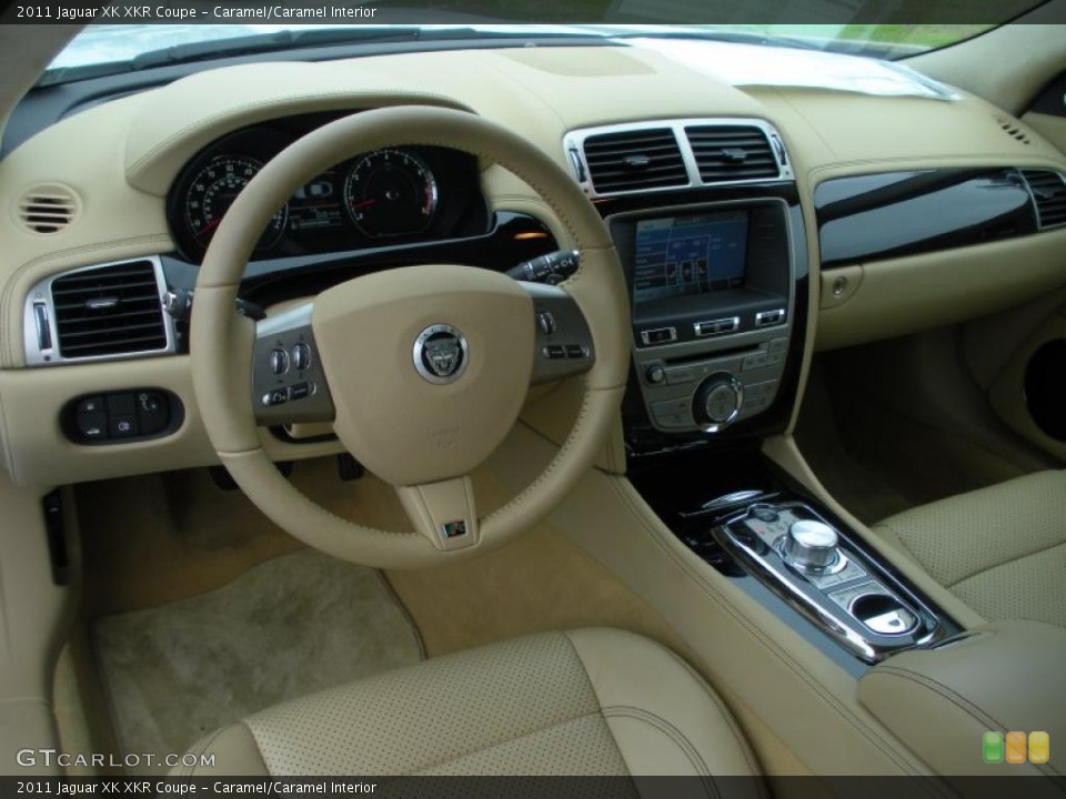 Caramel/Caramel Interior Prime Interior for the 2011 Jaguar XK XKR Coupe #44785810
