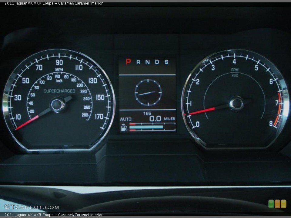 Caramel/Caramel Interior Gauges for the 2011 Jaguar XK XKR Coupe #44785834