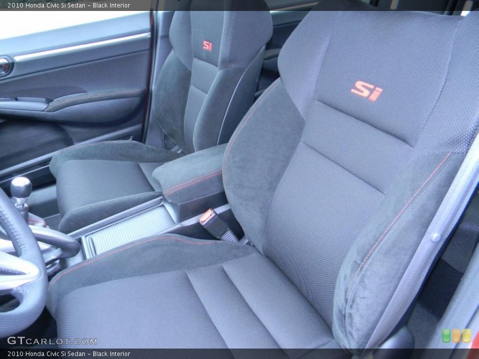 Black Interior Photo for the 2010 Honda Civic Si Sedan #44788806