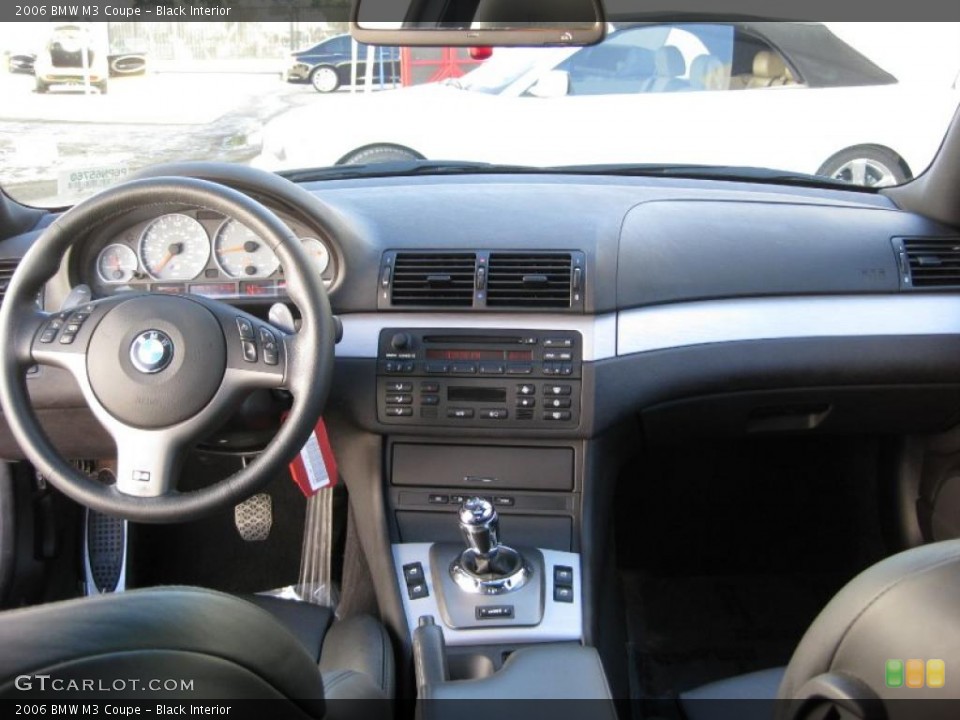 Black Interior Dashboard for the 2006 BMW M3 Coupe #44788830