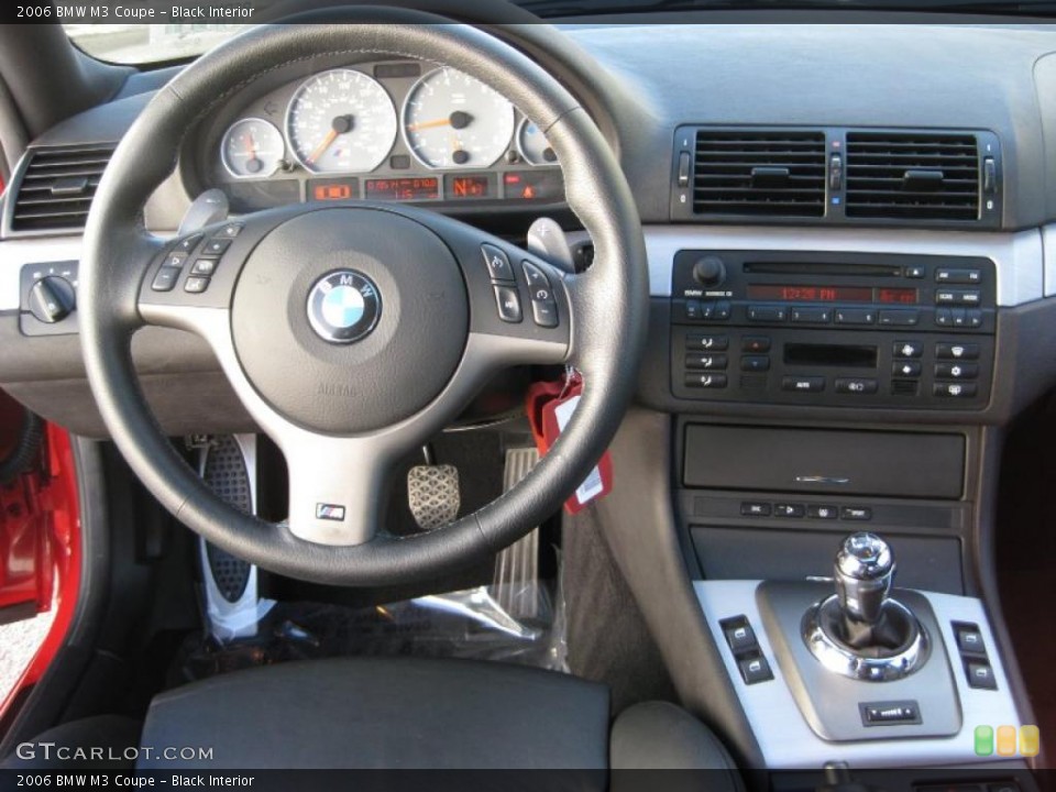 Black Interior Dashboard for the 2006 BMW M3 Coupe #44788838