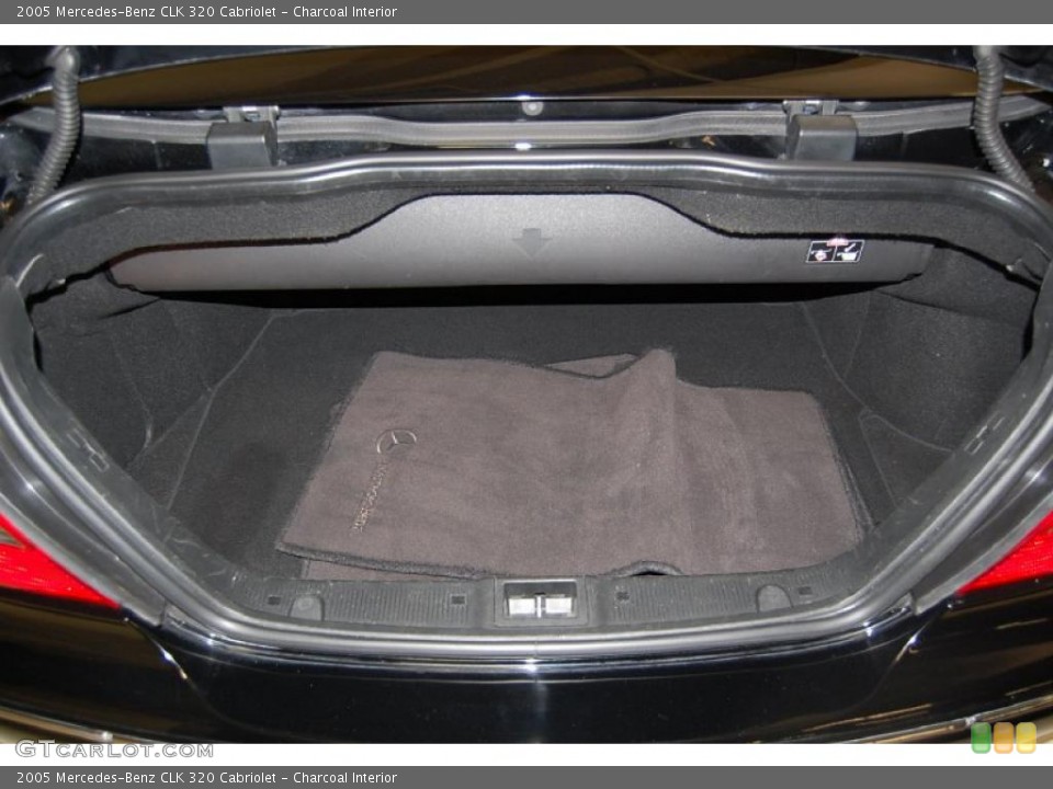 Charcoal Interior Trunk for the 2005 Mercedes-Benz CLK 320 Cabriolet #44790854