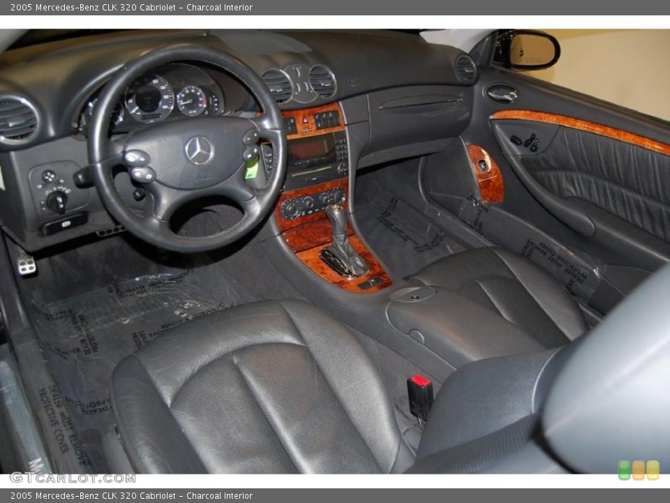 Charcoal Interior Photo for the 2005 Mercedes-Benz CLK 320 Cabriolet #44790994