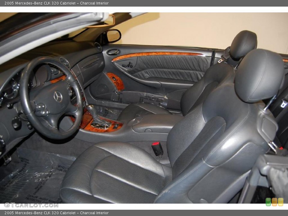 Charcoal Interior Photo for the 2005 Mercedes-Benz CLK 320 Cabriolet #44791010