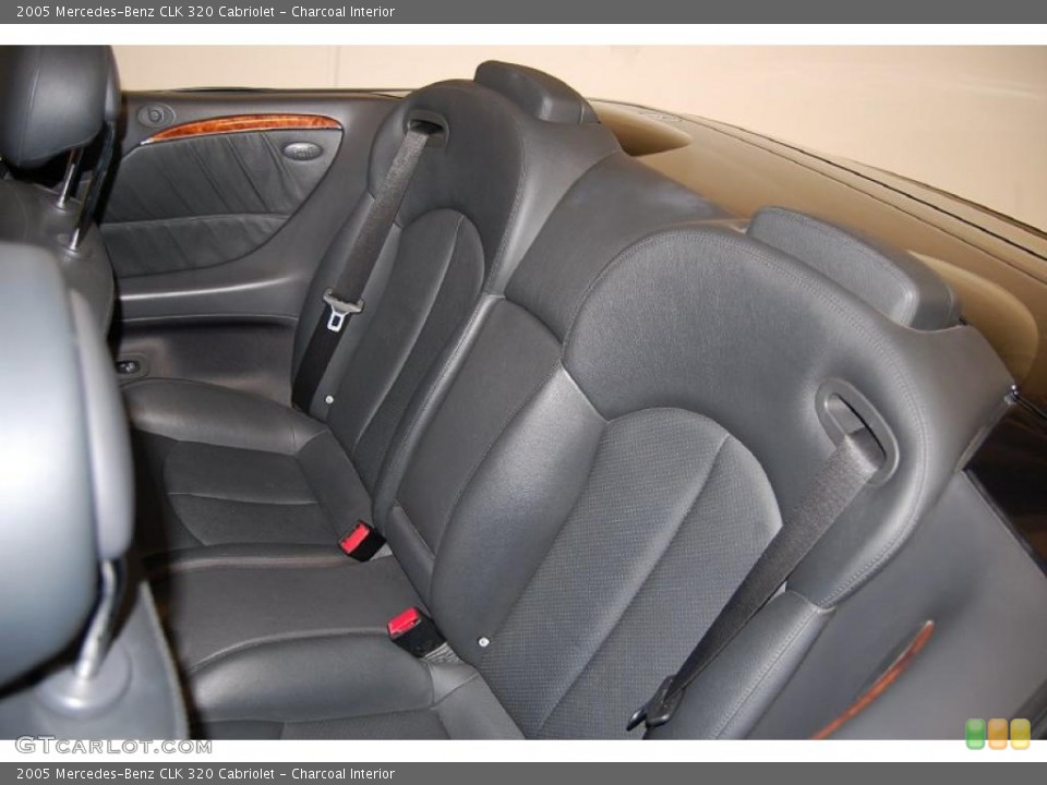 Charcoal Interior Photo for the 2005 Mercedes-Benz CLK 320 Cabriolet #44791058