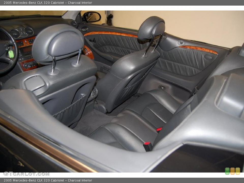 Charcoal Interior Photo for the 2005 Mercedes-Benz CLK 320 Cabriolet #44791074