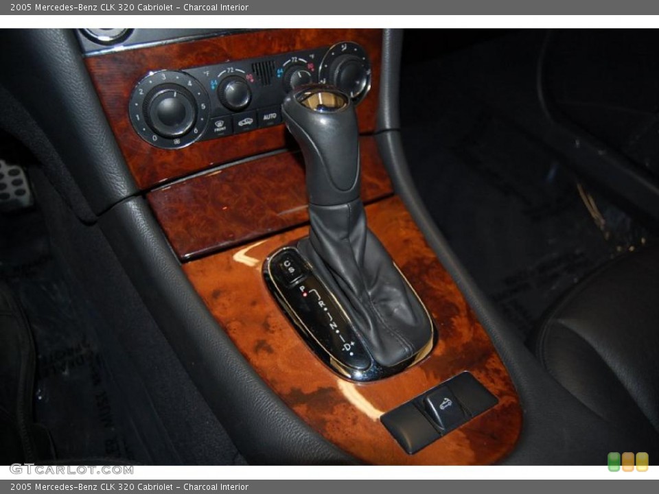 Charcoal Interior Transmission for the 2005 Mercedes-Benz CLK 320 Cabriolet #44791214