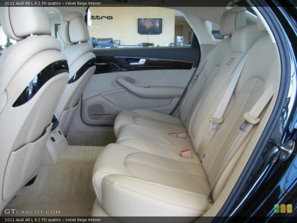 Velvet Beige Interior Photo For The 2011 Audi A8 L 4 2 Fsi