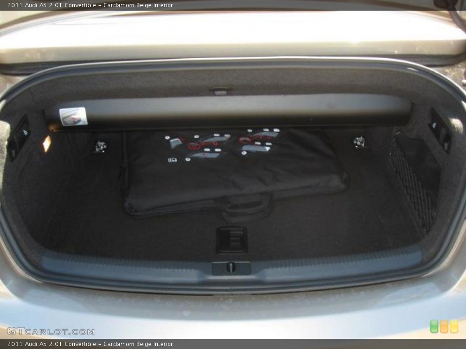 Cardamom Beige Interior Trunk for the 2011 Audi A5 2.0T Convertible #44792926