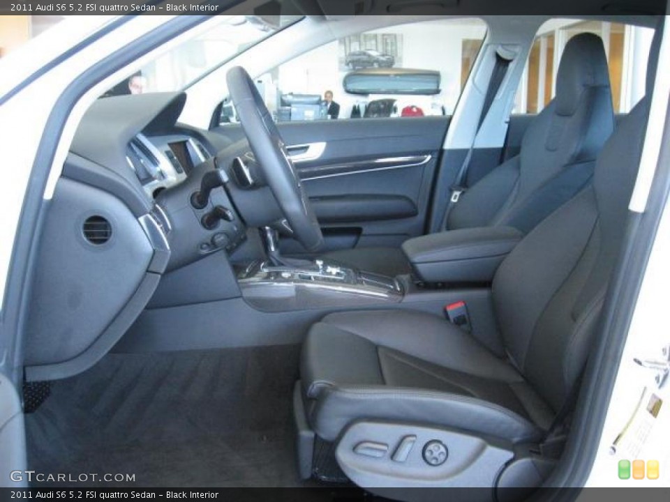 Black Interior Photo for the 2011 Audi S6 5.2 FSI quattro Sedan #44793970