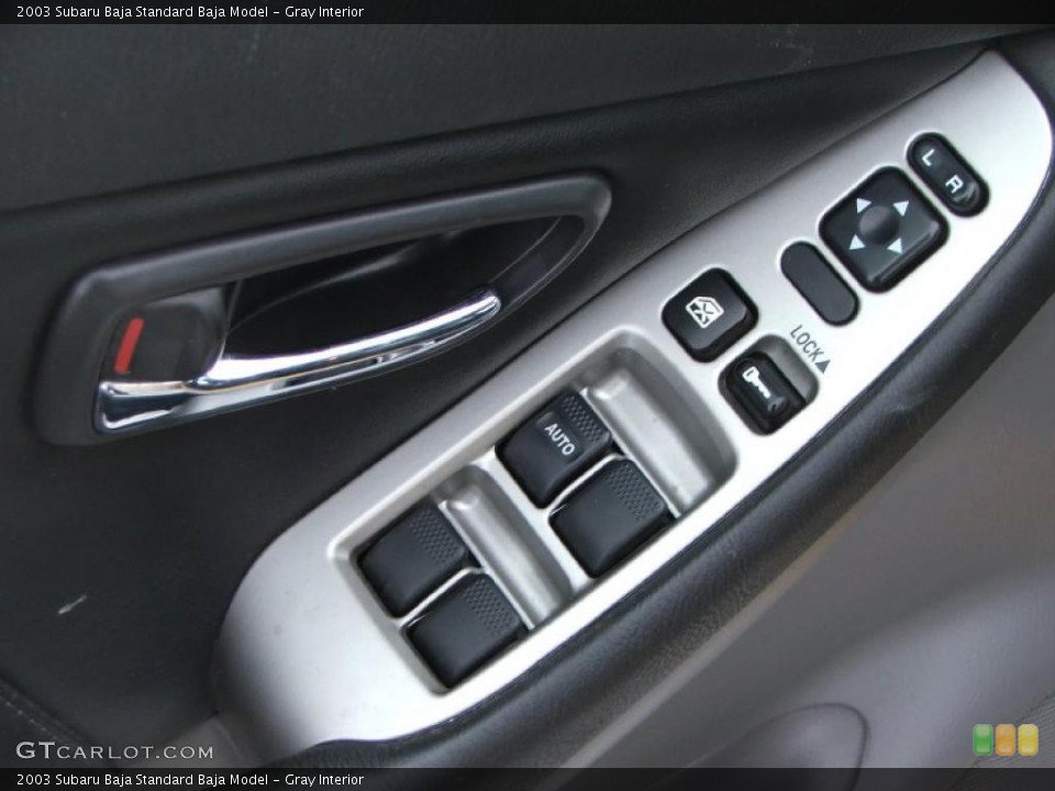 Gray Interior Controls for the 2003 Subaru Baja  #44795295