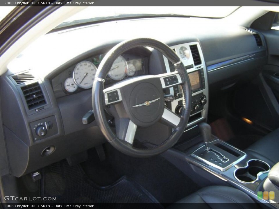 Dark Slate Gray Interior Dashboard for the 2008 Chrysler 300 C SRT8 #44796986