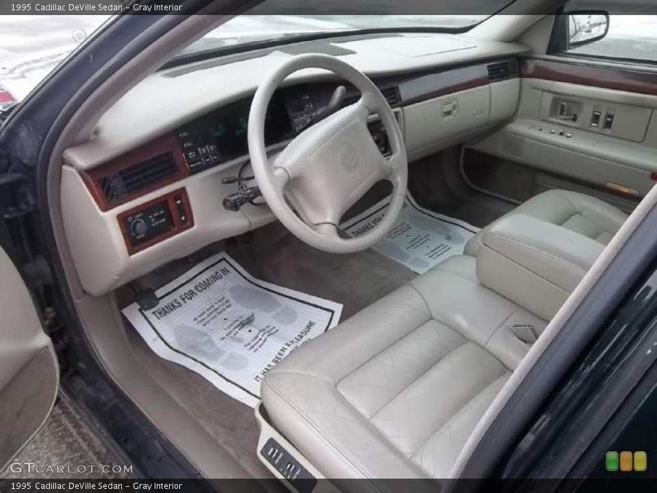 Gray Interior Prime Interior for the 1995 Cadillac DeVille Sedan #44799302