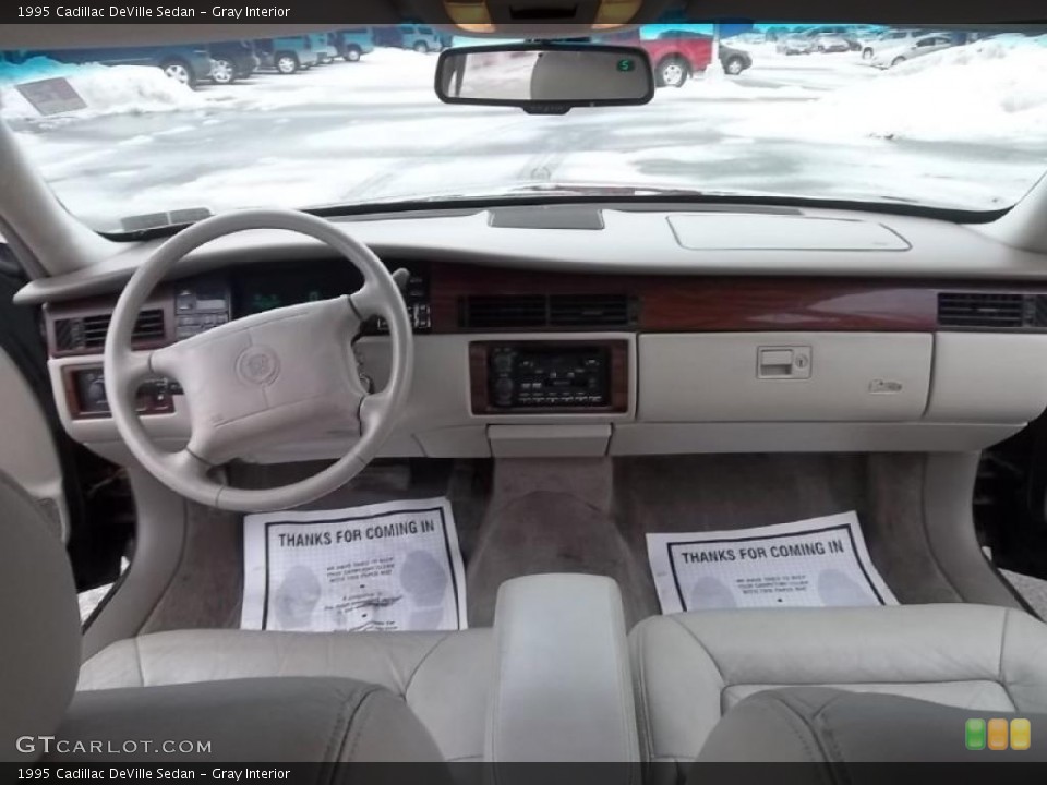 Gray Interior Dashboard for the 1995 Cadillac DeVille Sedan #44799426