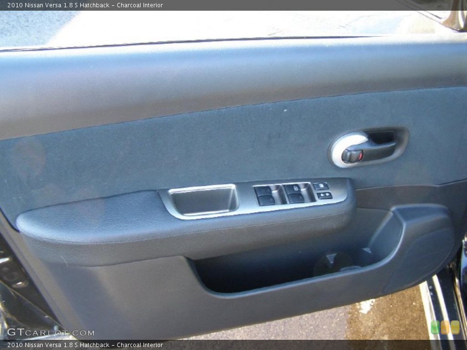 Charcoal Interior Door Panel for the 2010 Nissan Versa 1.8 S Hatchback #44799442