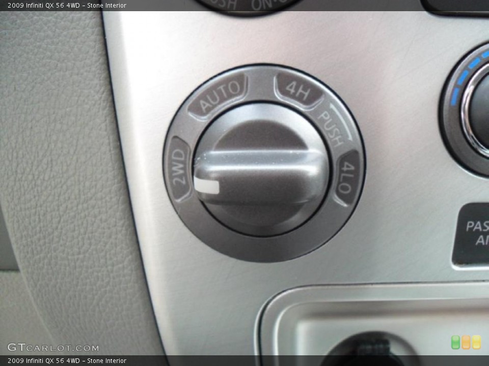 Stone Interior Controls for the 2009 Infiniti QX 56 4WD #44801786