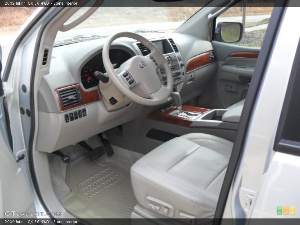 Stone 2009 Infiniti QX Interiors