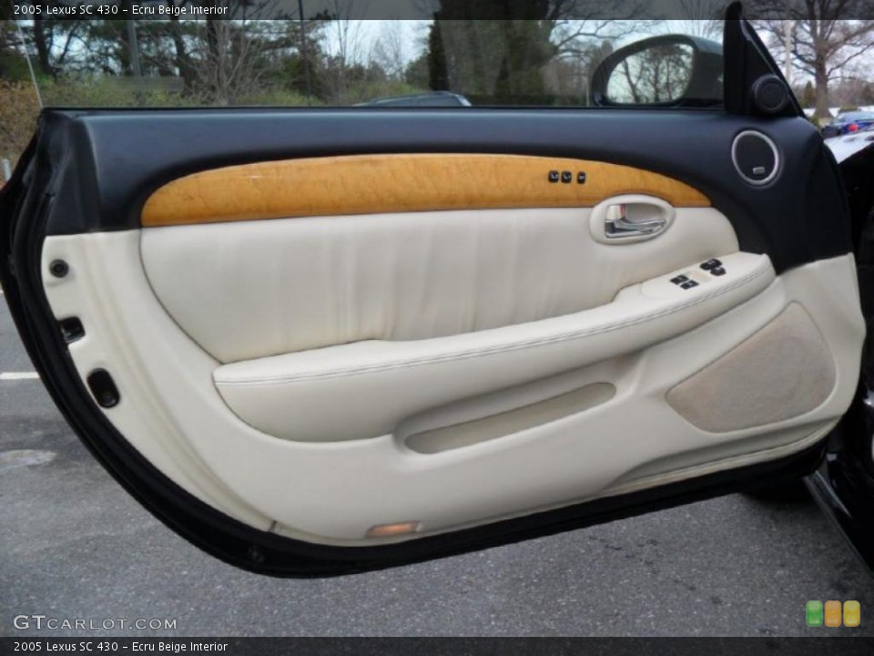 Ecru Beige Interior Door Panel for the 2005 Lexus SC 430 #44801930